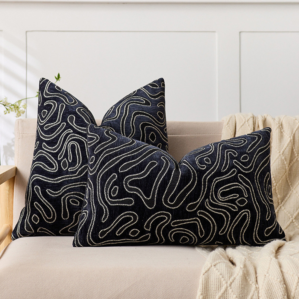 Bantal deko kusyen Chenille cetakan haiwan